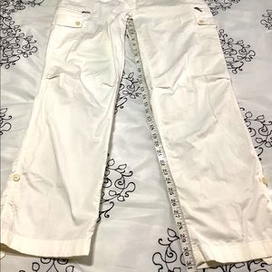 WHITE TALBOTS PANTS SIZE 12